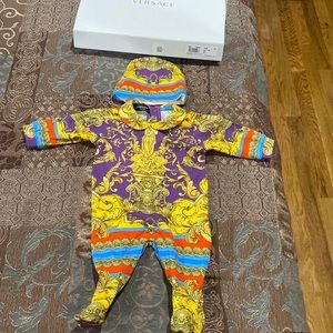 Versace onesie for baby 0-3 months